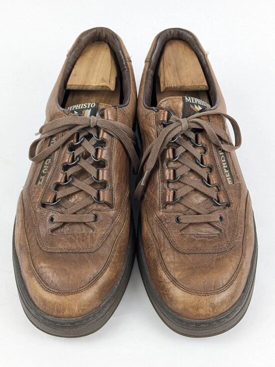 Mephisto Mens Shoes Size 12 Match Brown Leather main image 7
